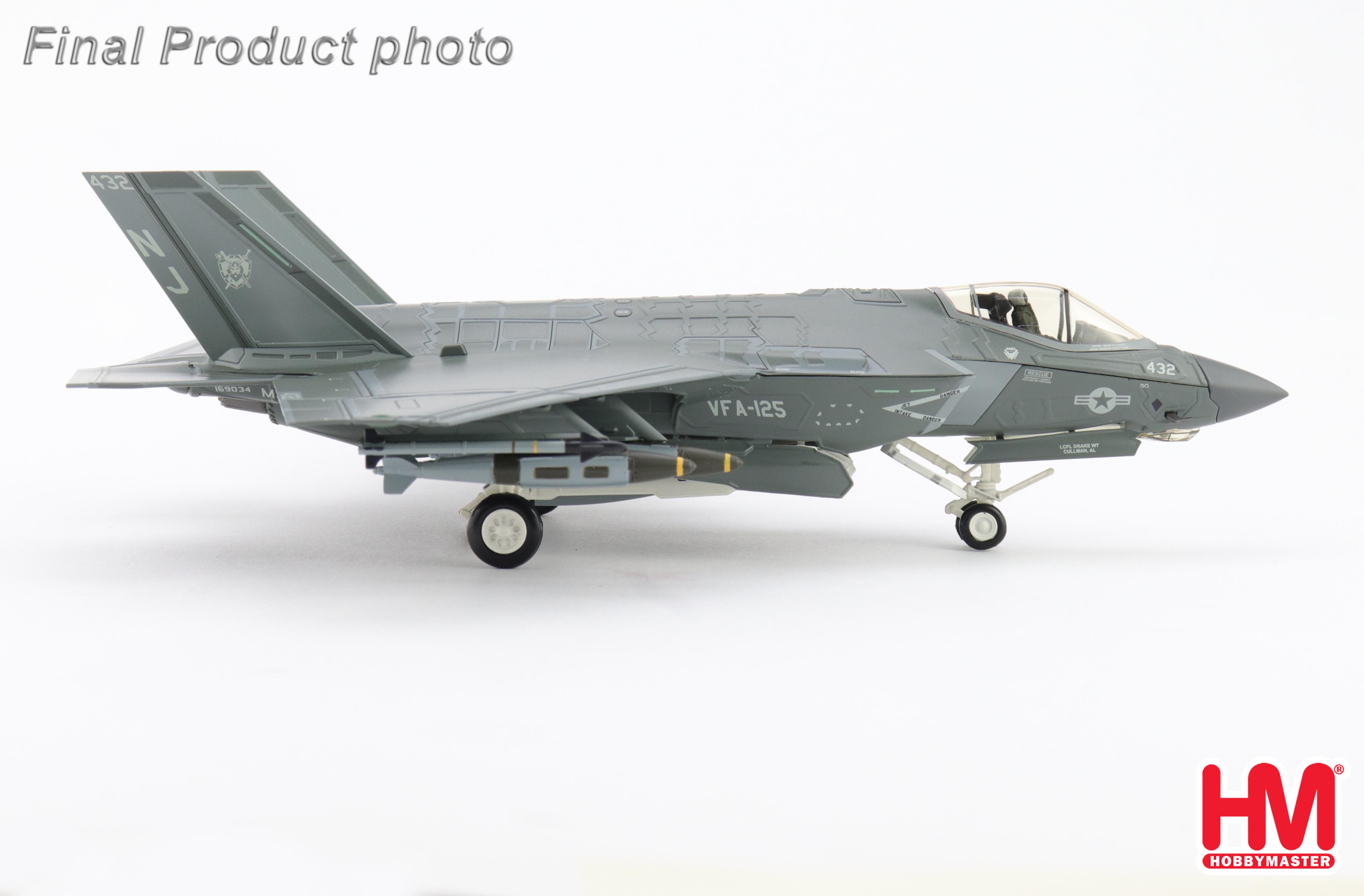 F-35C lightning II 169034, VFA-125, 2022